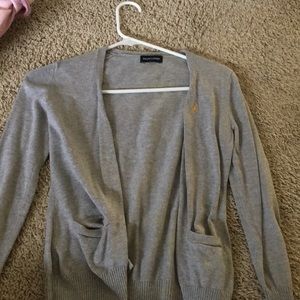 Ralph Lauren Gray XXS cardigan sweater
